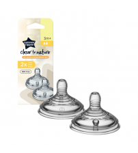 Tetina Cu Flux Mediu, Tommee Tippee, 2 buc